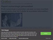 Tablet Screenshot of numerologie.garbo.ro