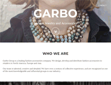 Tablet Screenshot of garbo.ca